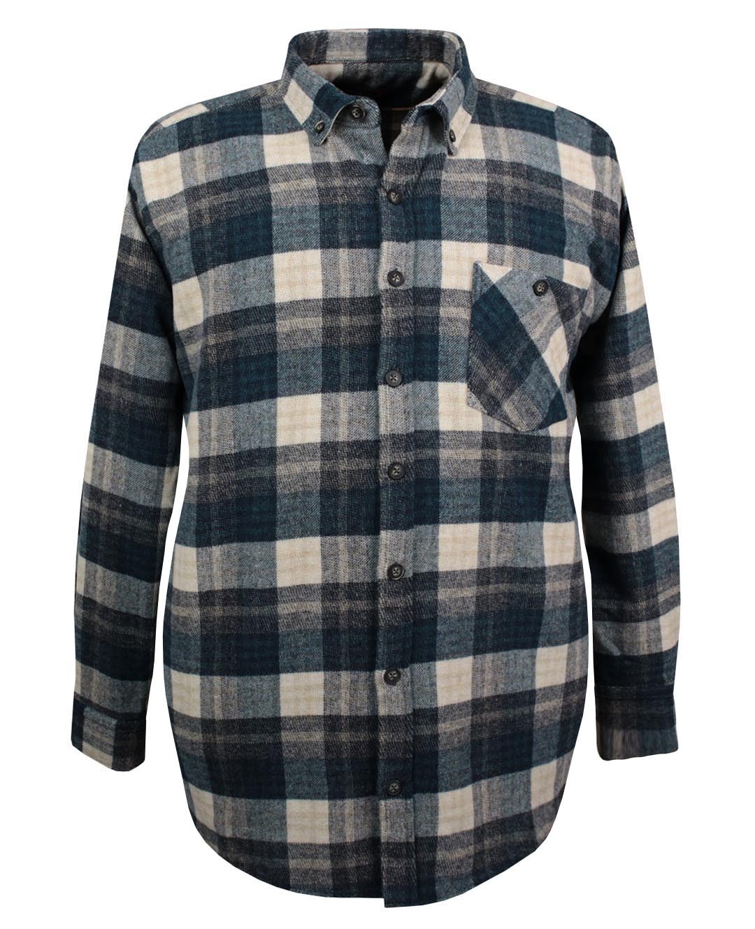 Plus Size Thick Winter Lumberjack Plaid Shirt