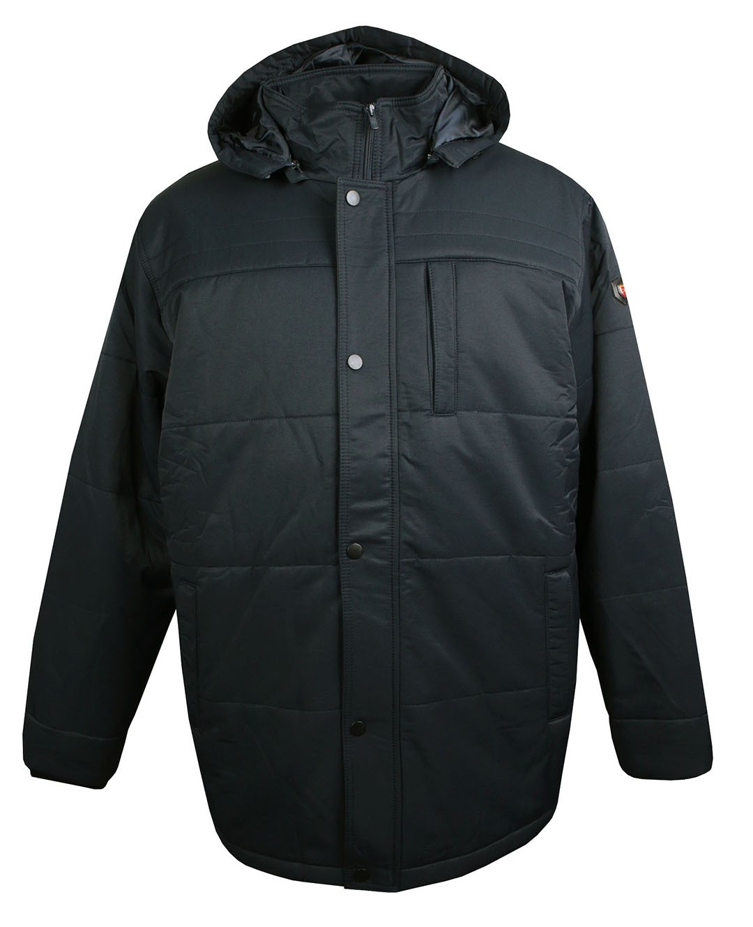 Plus Size Men's Coat Dekons Eden Black