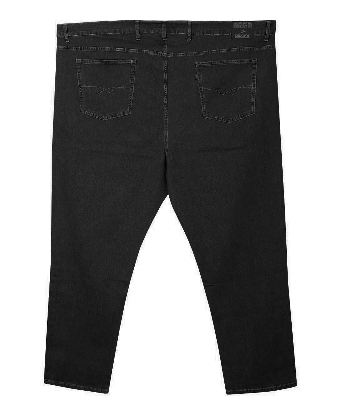 Süper Size Kışlık Kot Pantolon Black+Black 76-78-80-82-84-86