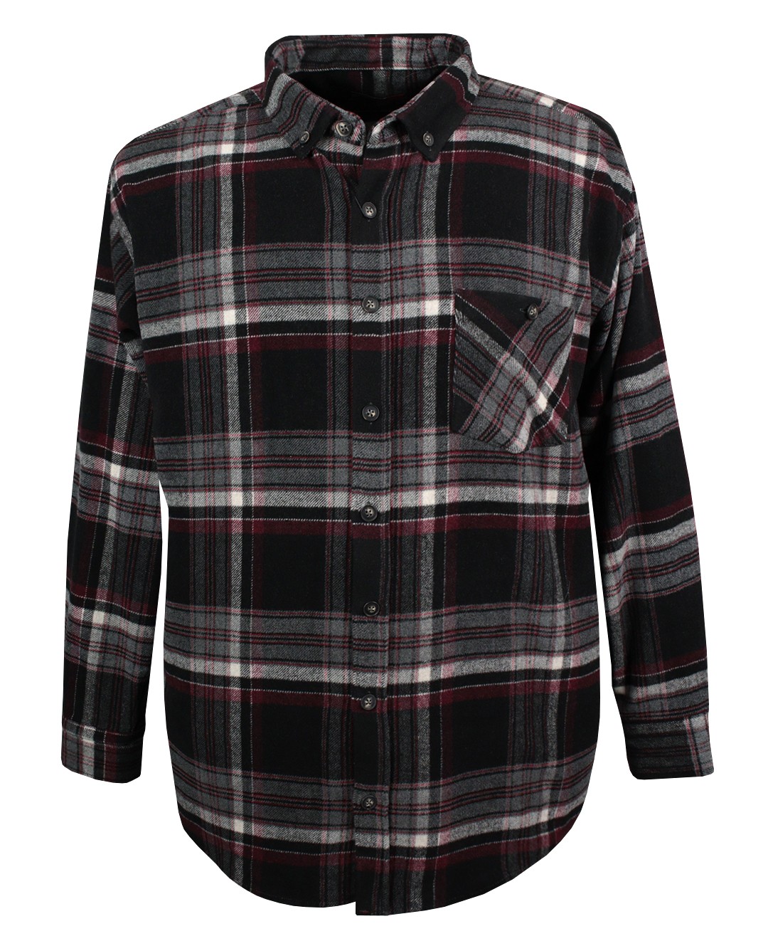 Plus Size Thick Winter Lumberjack Plaid Shirt