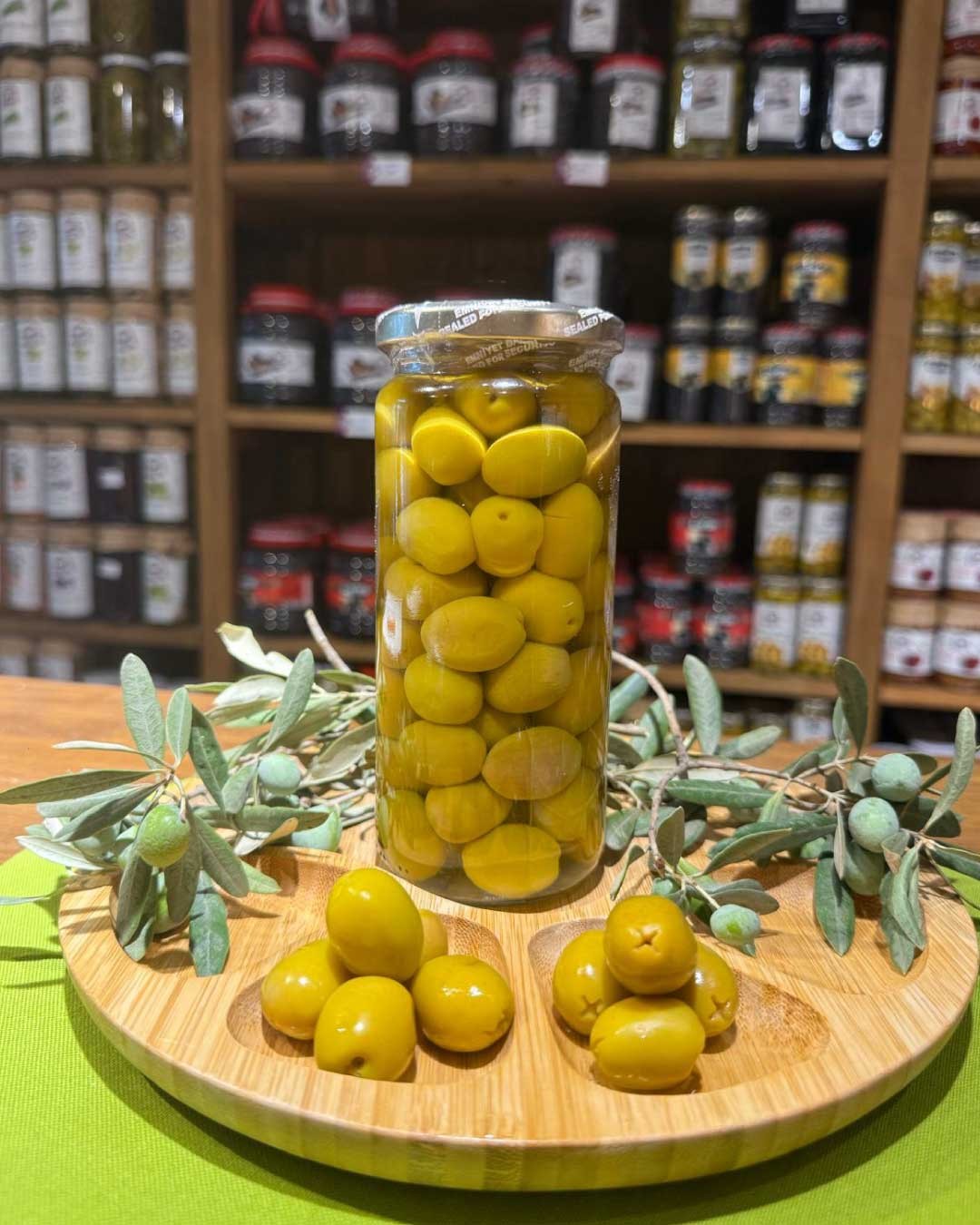 300 Gr Yeşil Kırma Zeytin