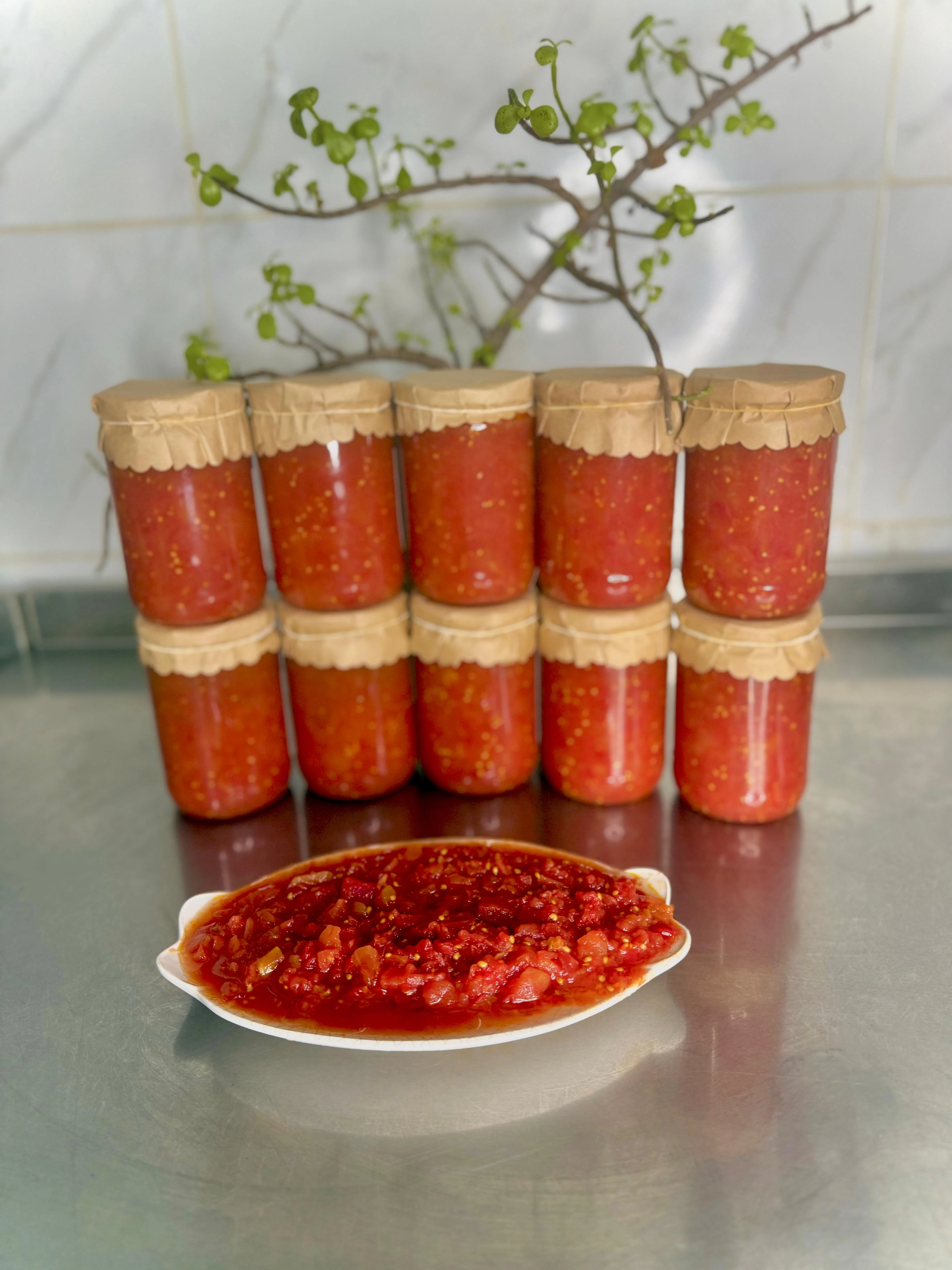 10'lu Kavanoz Domates Sos