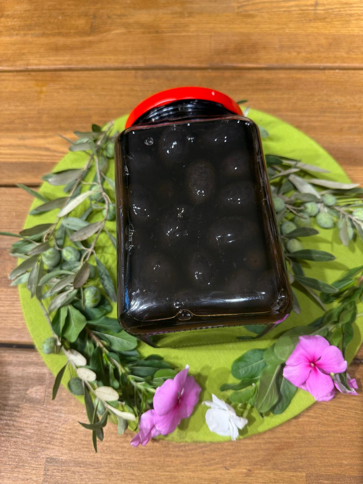 900 Gr Kalamata Tuzsuz Siyah Zeytin