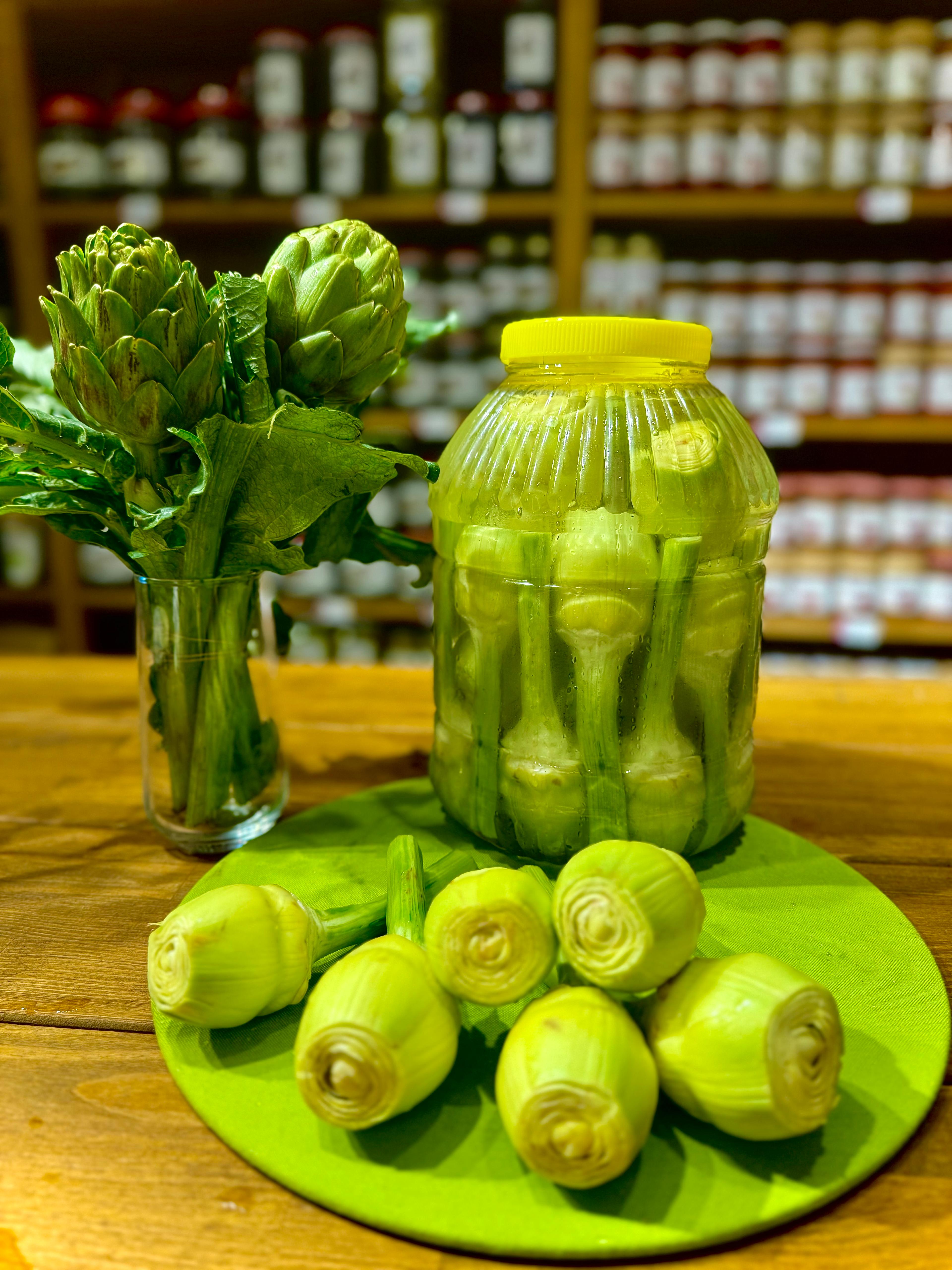 Günlük Temizlenmiş Saplı Kalp Enginar