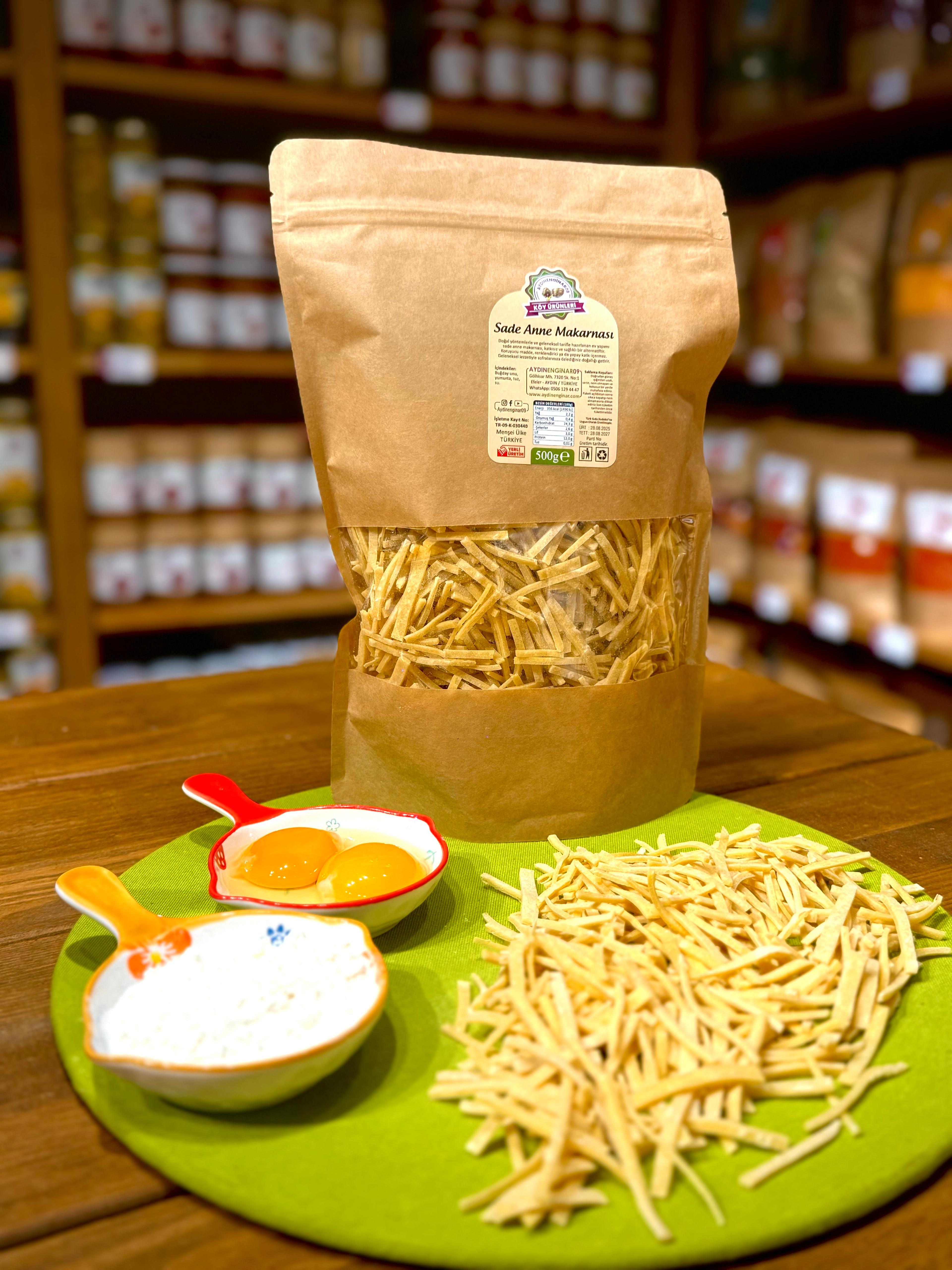 1 Kg Sade Erişte (Anne Makarnası)