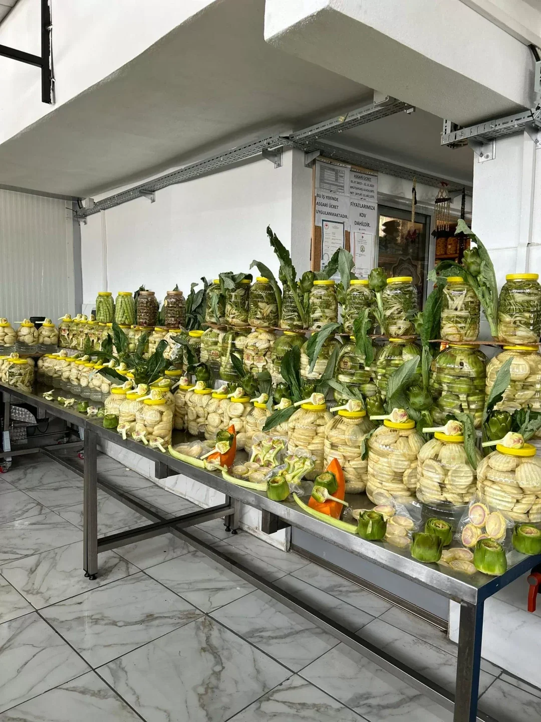 50 Adet Saplı Kadeh Çanak Enginar