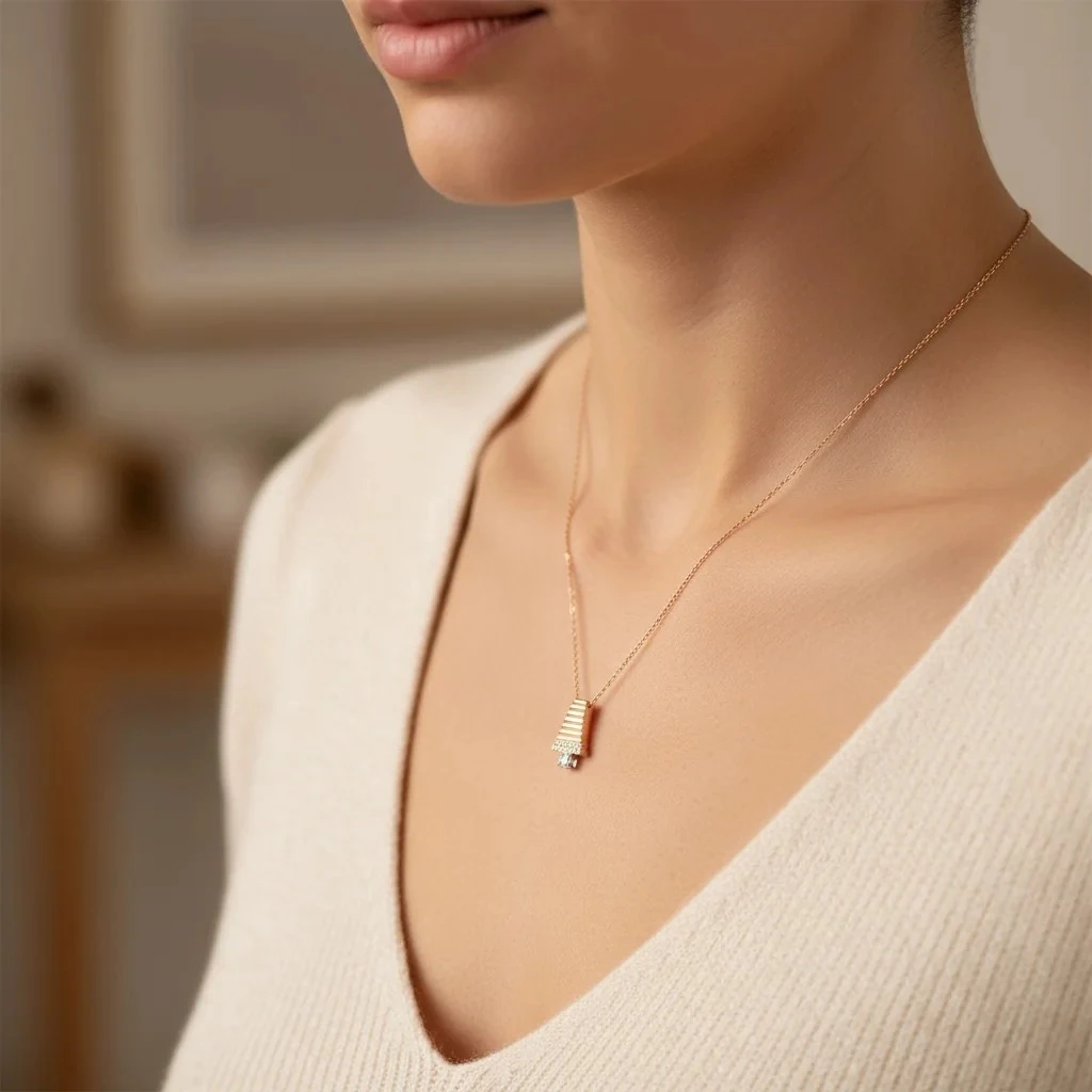 0.5 Carat Gold Necklaces