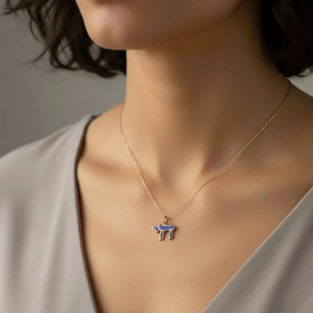 İbranice Mineli Kolye Ucu