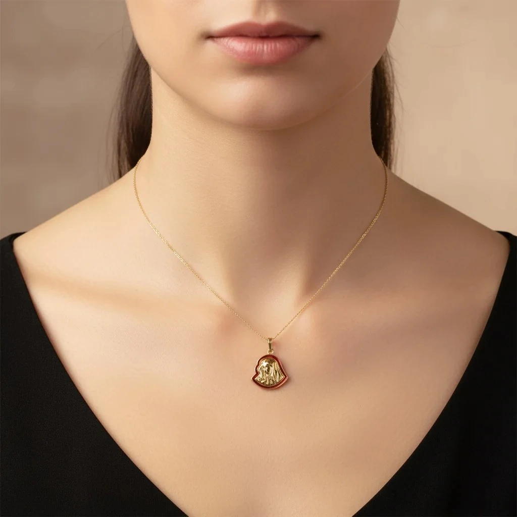 Meryem Ana Mineli Kolye Ucu