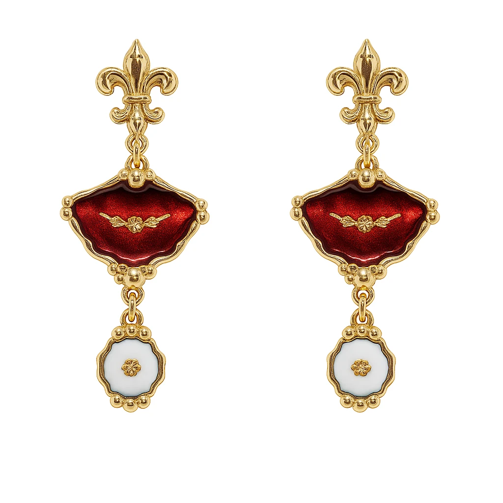 Özel Tasarım Mineli Küpe