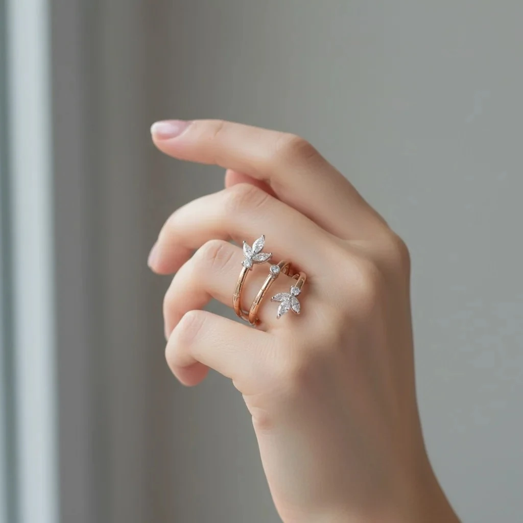 0.75 Carat Gold Rings