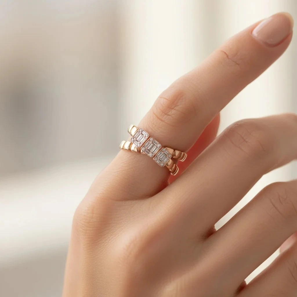 0,5 عیار طلا انگشتر