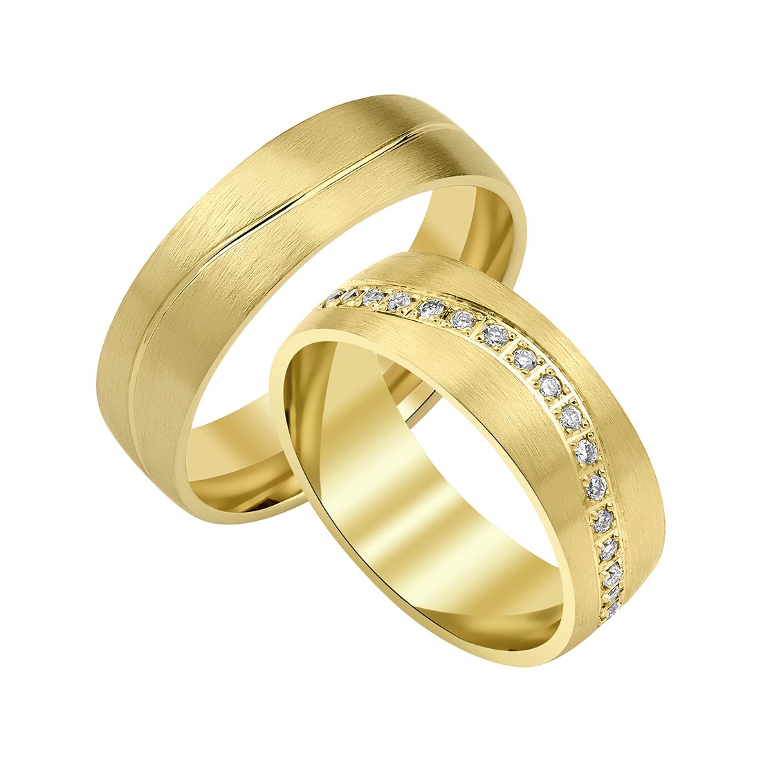 0,26 Karat Pırlantalı Alyans