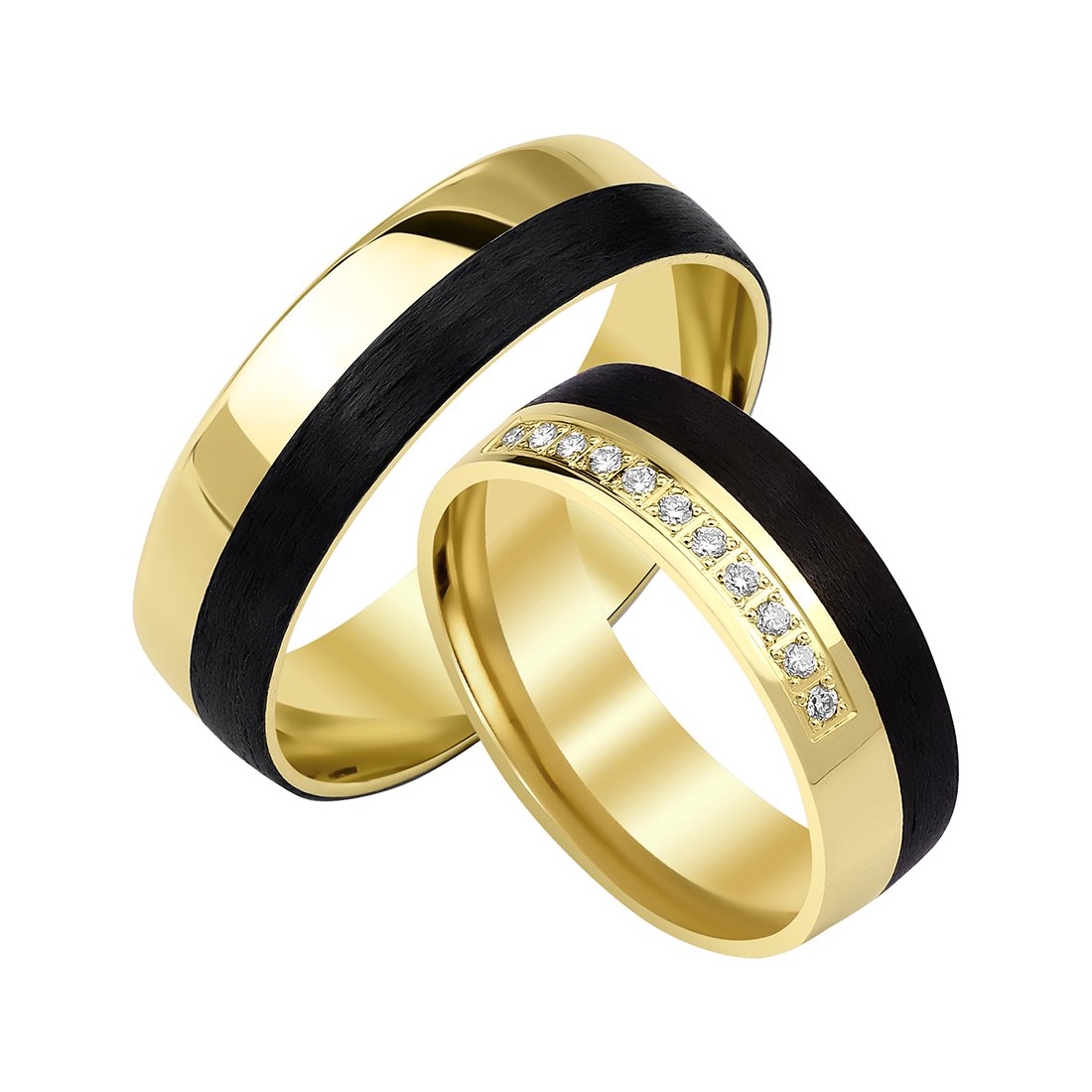 0,08 Karat pırlantalı alyans
