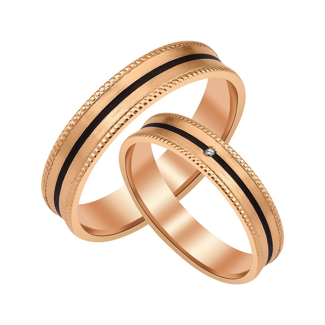 0,01 Karat Pırlantalı Alyans