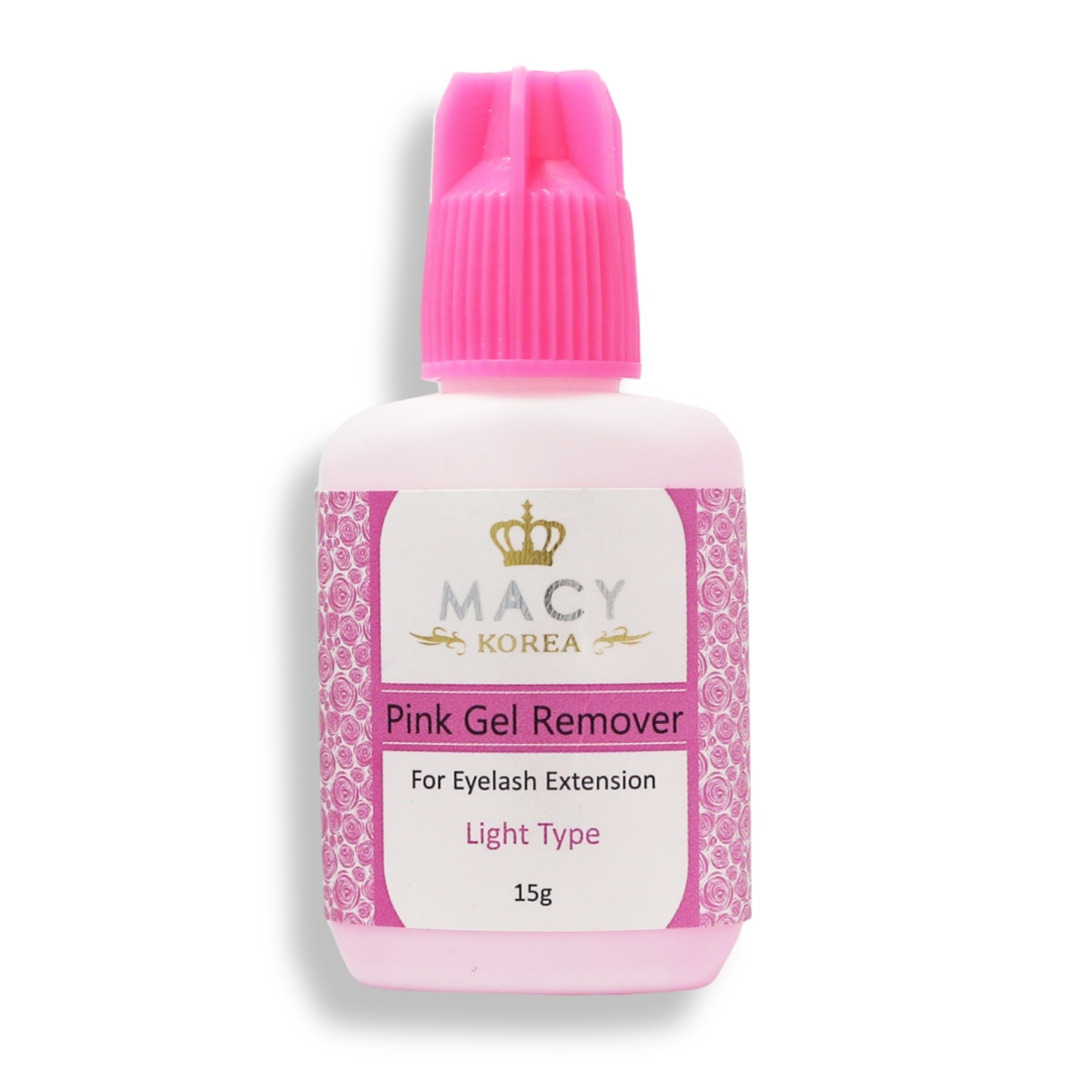 MACY Pink Gel Remover Light Type für die Wimpernverlängerung | Remover für Lash Extension | geeignet für Allergiker | 15g