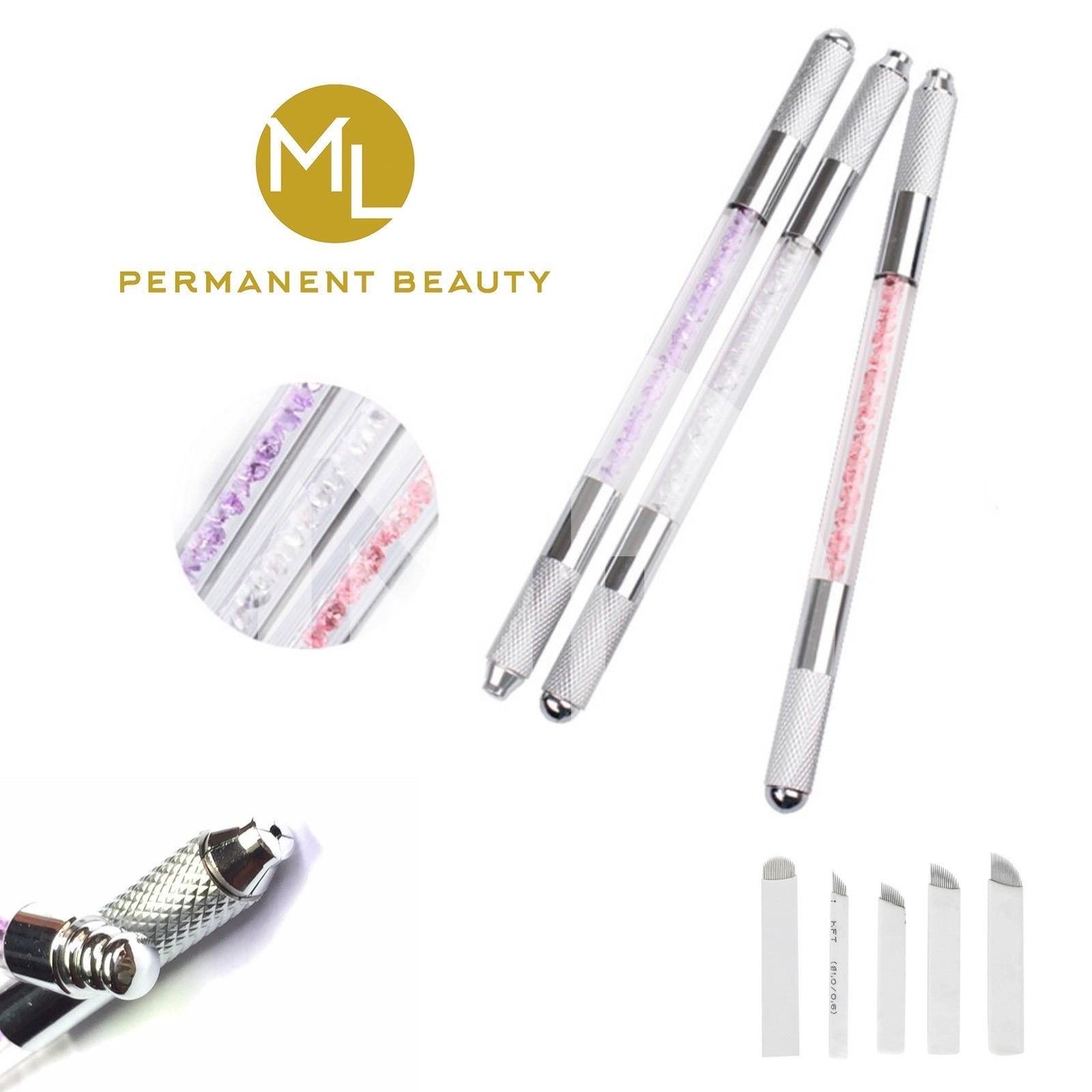 P-Beauty Microblading Stift + Nadel Set