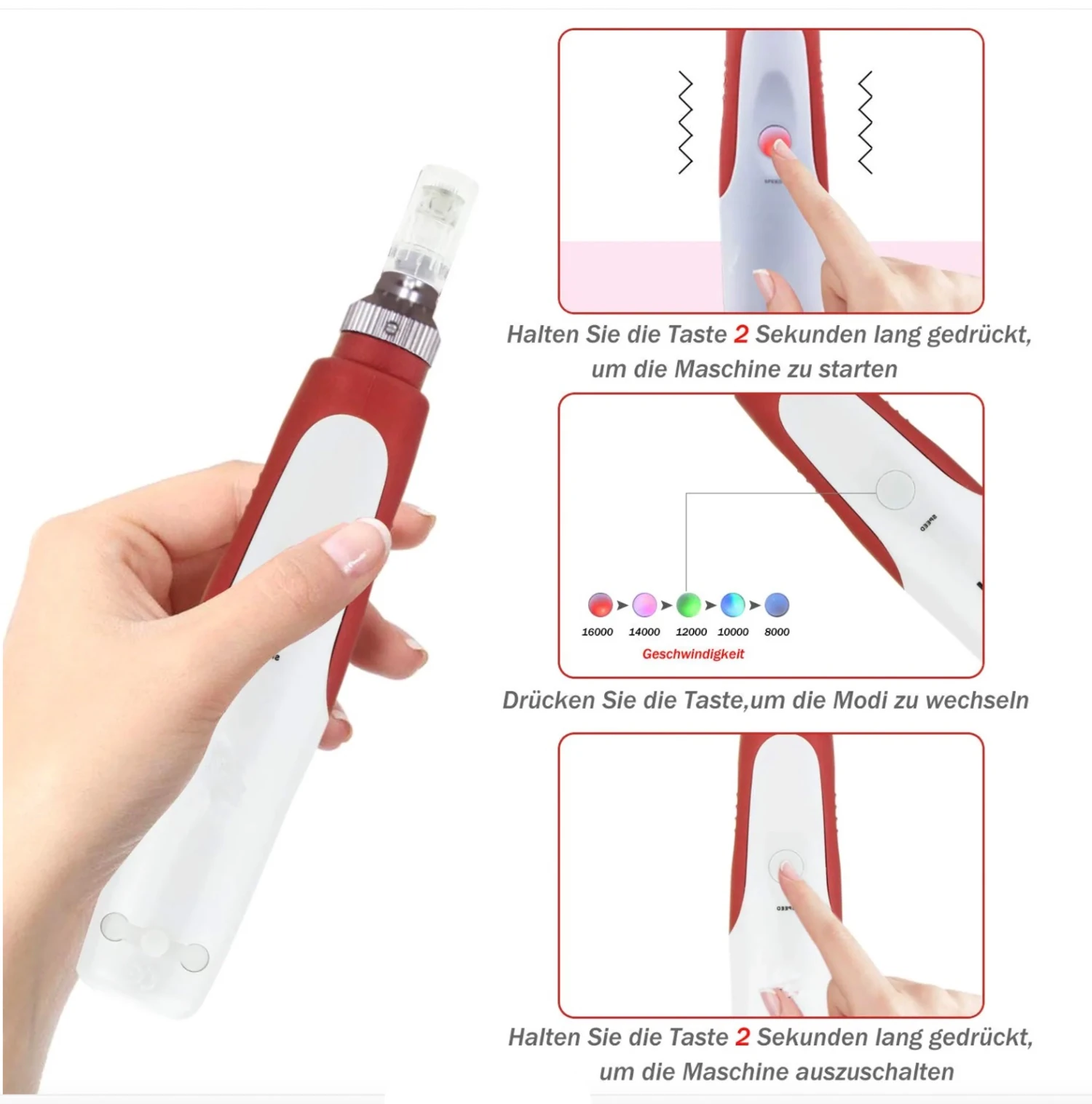P-Beauty Dr. Pen A6 Dermapen - Elektrisches Microne Produktbild-Vorschau 7