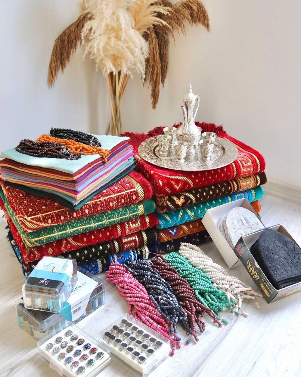 Hac ve Umre Hediyelik Seti 20 Kişilik Kadife Model-2