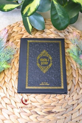 Yasin Kitabı Çanta Boy Termo Deri Kaplı Siyah– Arapça; Türkçe Okunuşlu ve Mealli – 128 Sayfa | Hac Umre ve Mevlit Hediyeliği