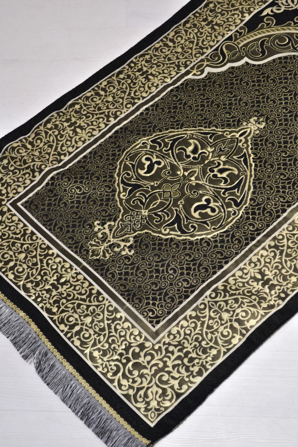 Pamuk Tafta Seccade Siyah