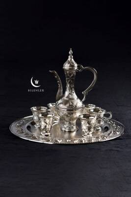 Hediyelik/ Sunumluk Gümüş Zemzem Takımı - 8 Parça