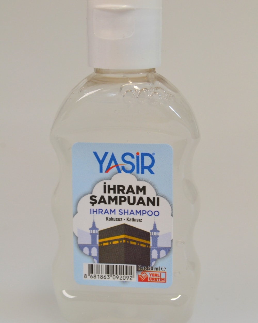 Umre ve Hac İçin Kokusuz İhram Şampuanı – 50 ml, Seyahat Boyu, İhrama Uygun- 5 Adet