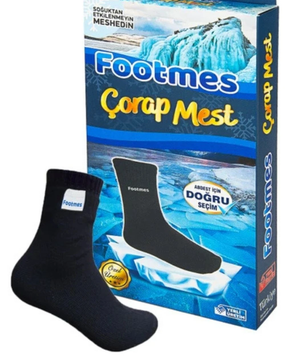 Su Geçirmeyen Çorap Mest – Ayakkabı ile Giyilebilir, Terletmeyen Nefes Alan Teknolojik Mest