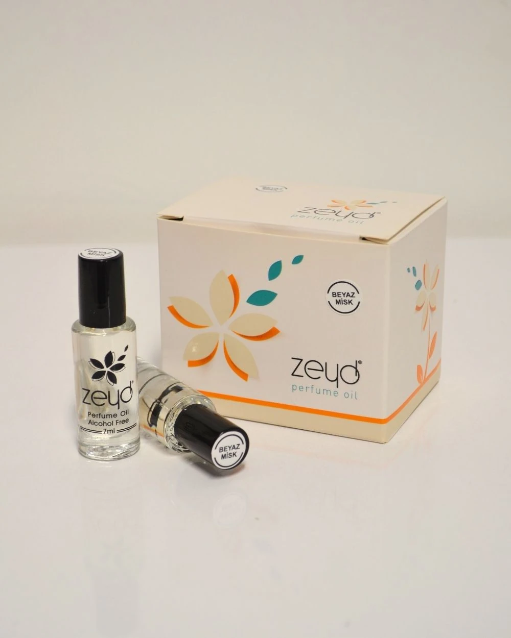 Beyaz Misk Esans – 7 ml Roll-On Şişe, Kalıcı ve Ferah Koku, Alkolsüz Hac&Umre Hediyeliği