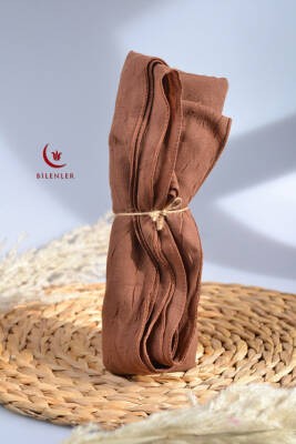 Bambu Kraş Şal Kahverengi