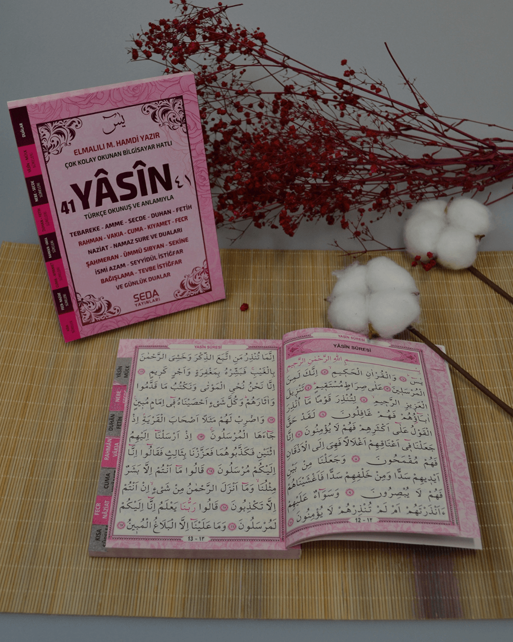 Çok Kolay Okunan Bilgisayar Hatlı 41 Yasin Dua Kitabı Çanta Boy