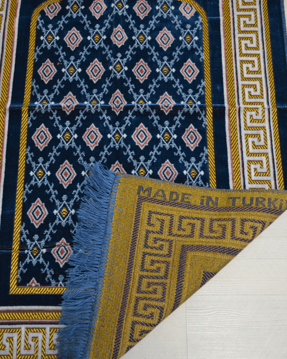 Kadife Seccade Koyu Mavi - 70x110 cm -– Ekonomik;Hafif ve Kullanışlı