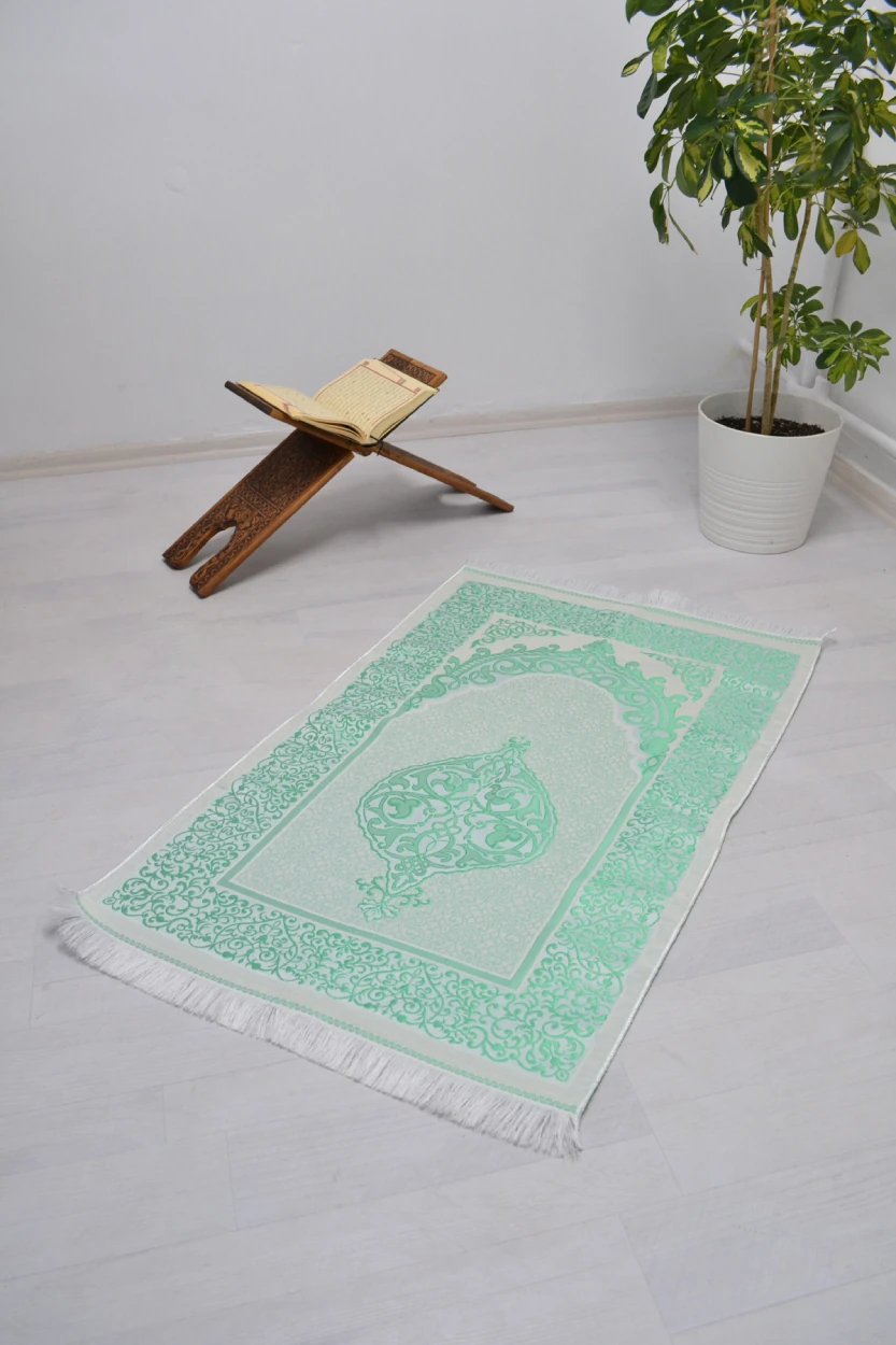 Pamuk Tafta Seccade Yeşil