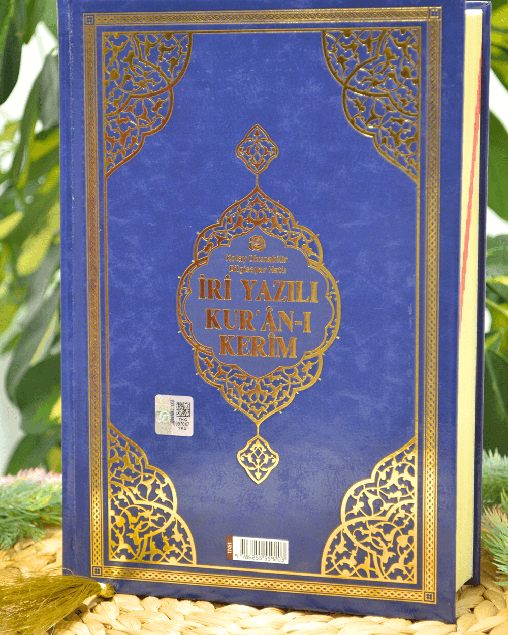 İri Yazılı Kur’an-ı Kerim Lacivert – 17x24 cm | 1224 Sayfa | Pileksi Ayraç Hediyeli