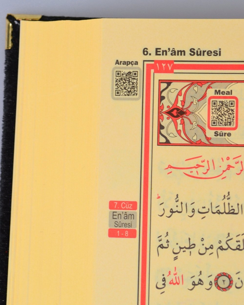 Pleksi Süslemeli Yasinli Kuran-ı Kerim Seti Siyah