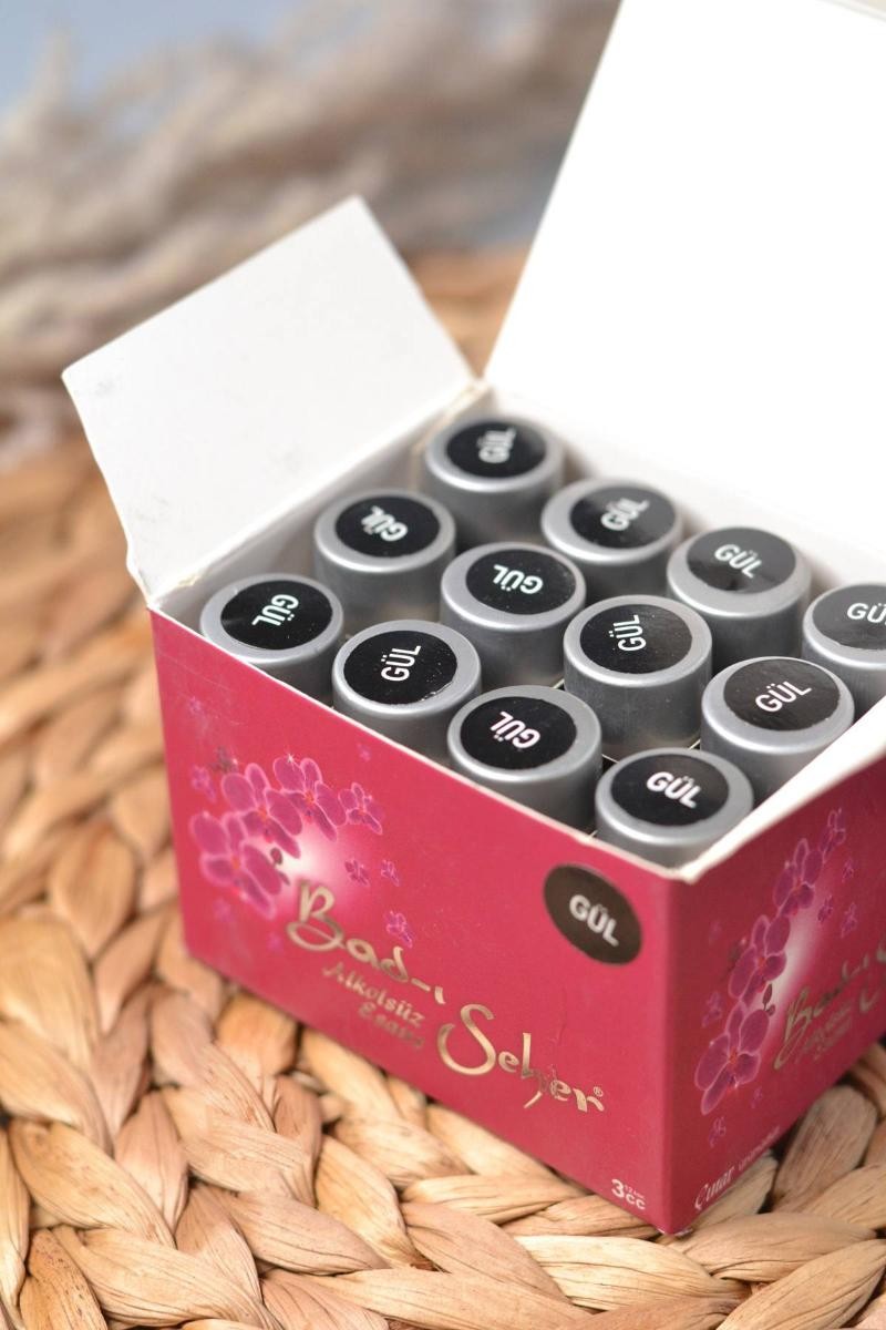 12’li Alkolsüz Fresh Esans Seti – 3 cc’lik Özel Şişelerde (GÜL)