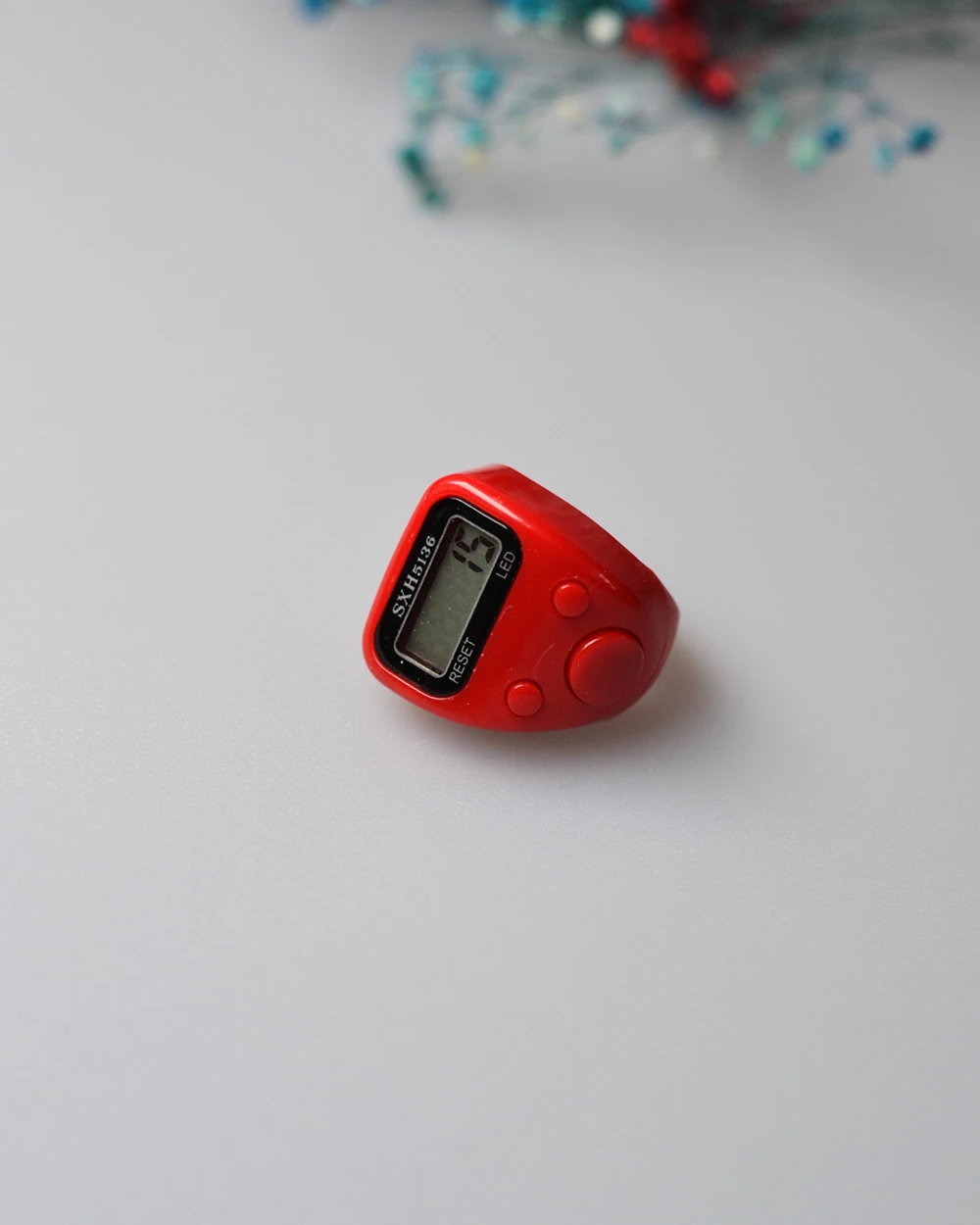 Mini Işıklı Zikirmatik Kırmızı