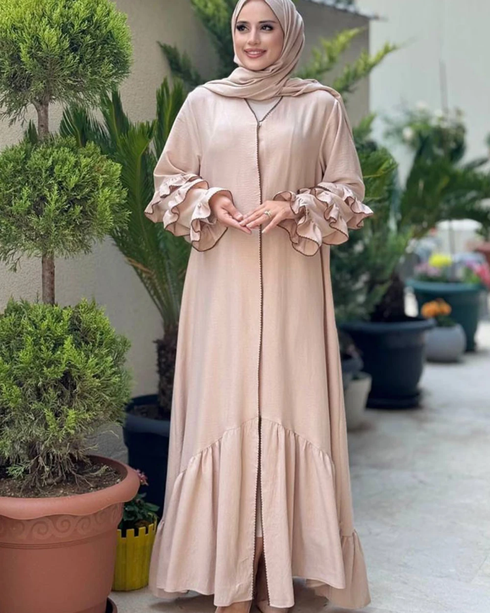 Şal ve Ferace İkili Takım – Pamuklu Aerobin Kumaş