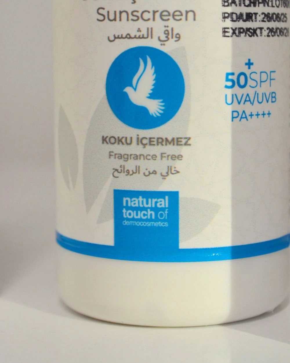 Kokusuz El Kremi, Güneş Kremi ve Vücut Losyonu – 50 ml, Hassas Ciltler İçin Doğal Formül (Hac & Umre Uyumlu)