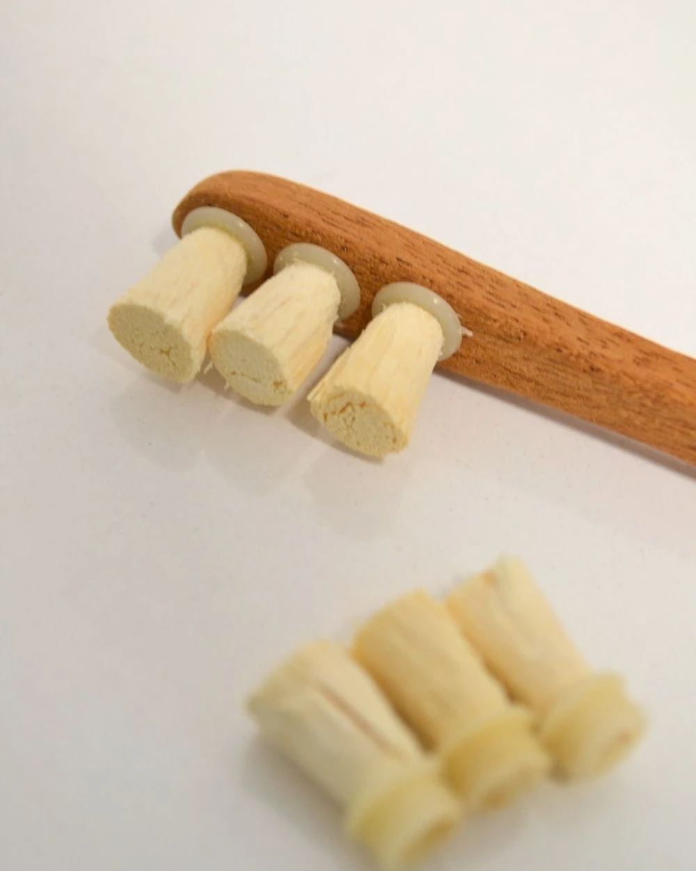 Misvak Diş Fırçası Vidalı + Yedek Parçalı – Doğal Misvak Ucu, Hijyenik ve Pratik Kullanım