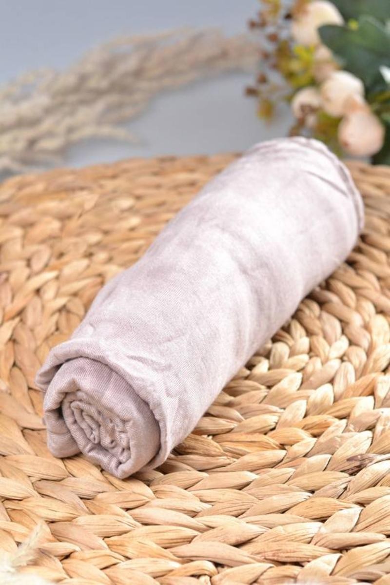 Penye Şal Bej - Dört Mevsim- Yumuşak Dokulu