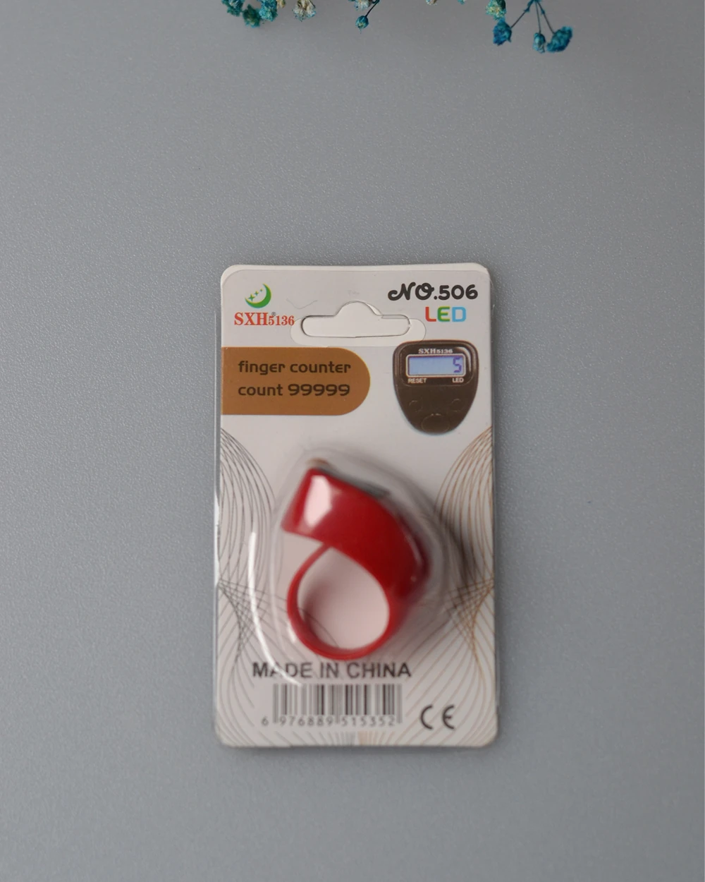 Mini Işıklı Zikirmatik Kırmızı