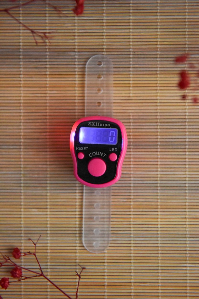 Led Işıklı Zikirmatik Pembe 1 Adet