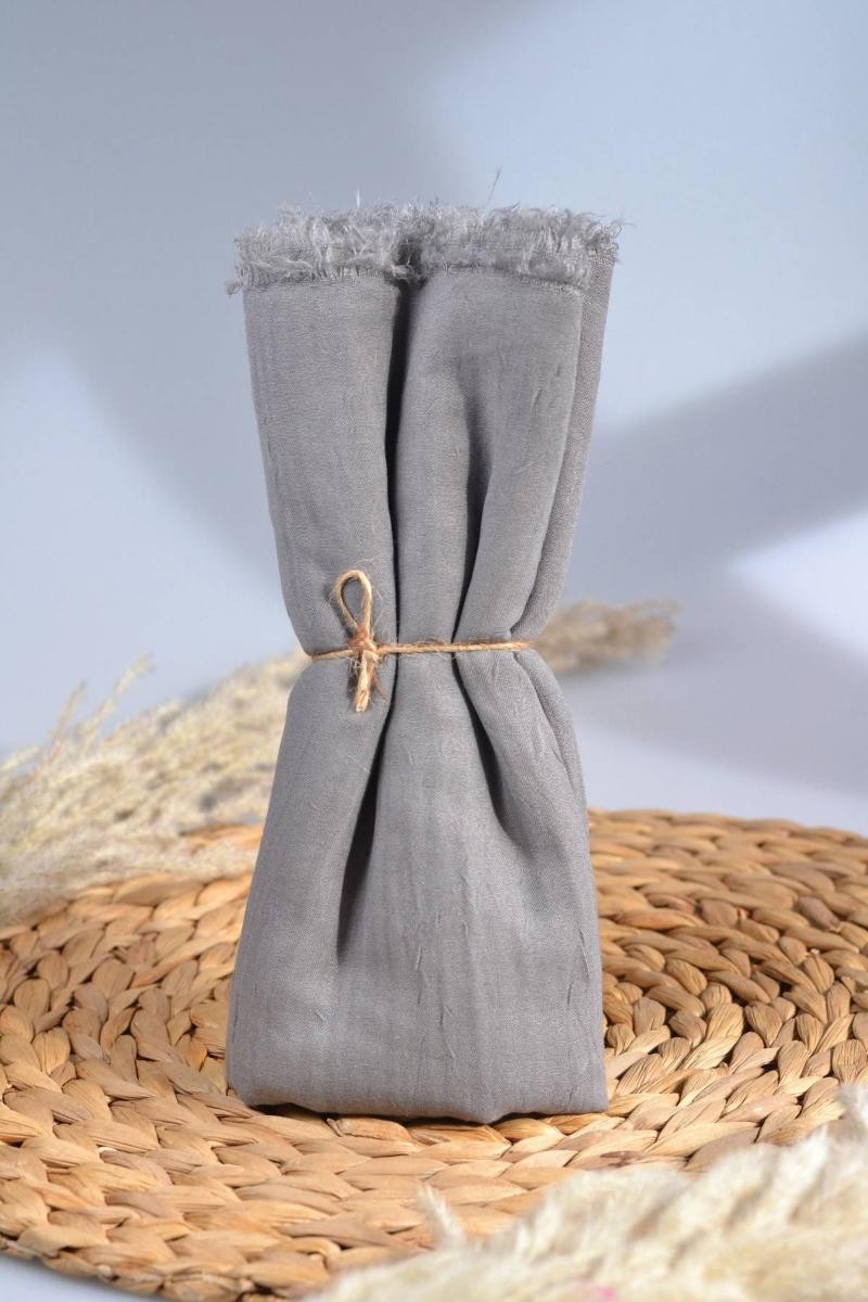 Bambu Kraş Şal Gri