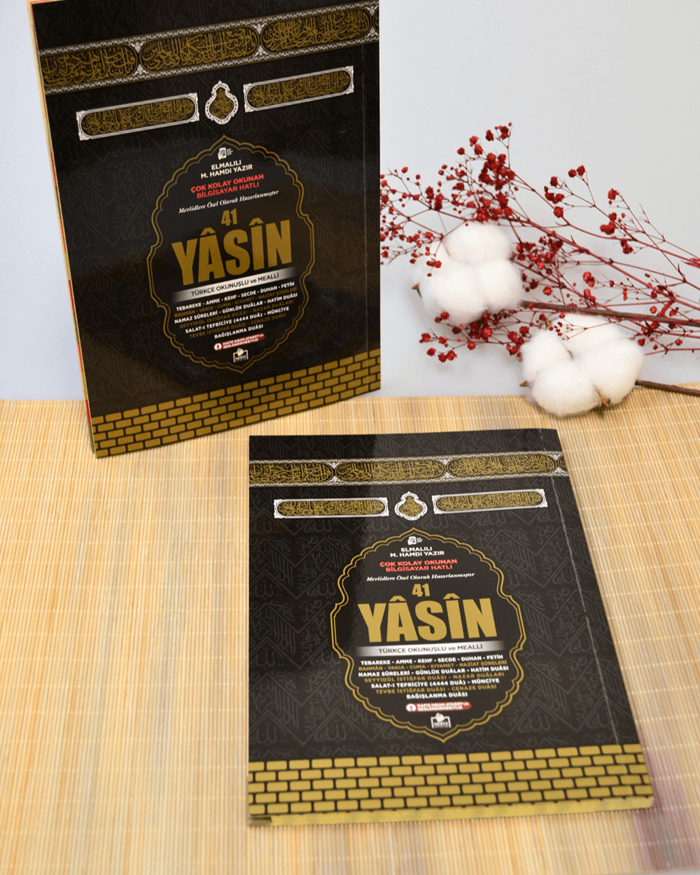 Mevlitlere Özel Çok Kolay Okunan Bilgisayar Hatlı Türkçe Okunuşlu ve Mealli 41 Yasin Dua Kitabı