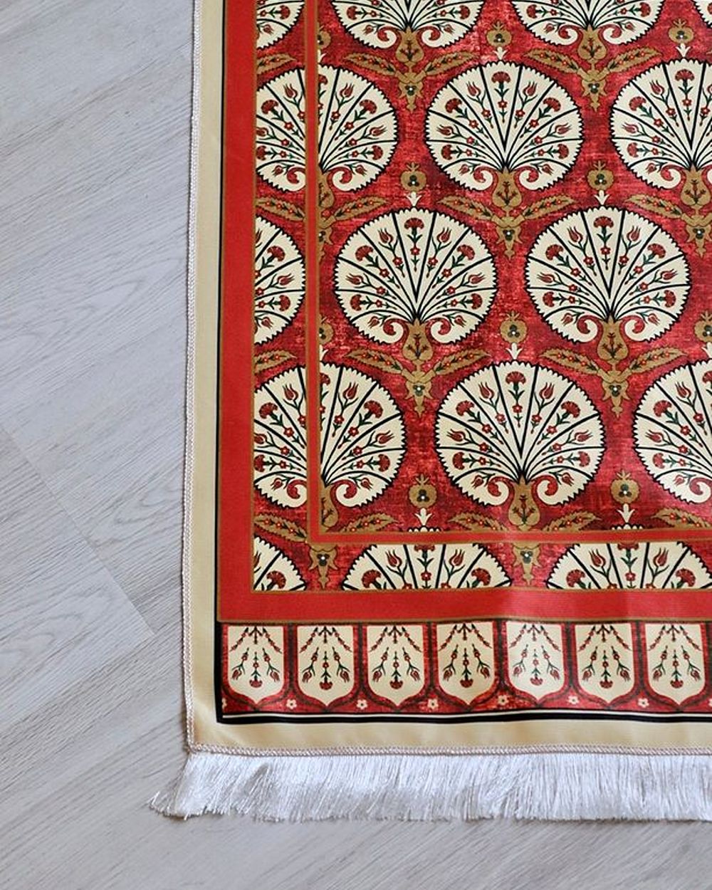 İpek Dokulu Keseli Seccade Çok Renkli- KT01