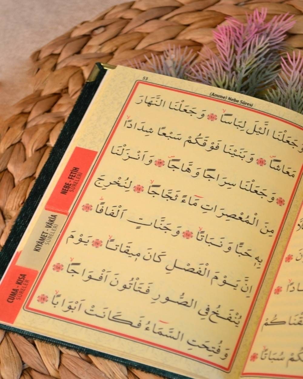 Kutulu Kadife Yasin ve İnci Tesbih Seti Yeşil 10 Adet