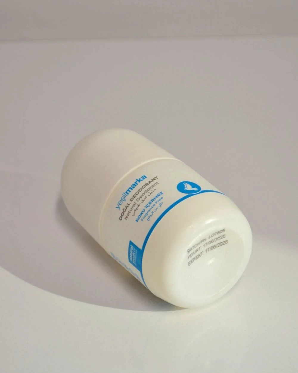 Kokusuz Doğal Roll-On Deodorant 50 ml – Hassas Ciltler İçin, Hac ve Umre Kullanımına Uygun