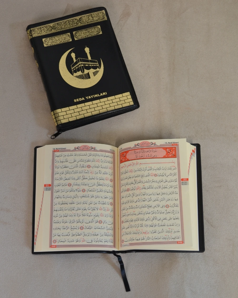 Umre Seti Model 3 – Kuran, Abdest Çorabı, Tavaf Patiği, Islak Mendil, Pudra, Priz Dönüştürücü, Tavaf Tesbihi | Hac Umre Seti