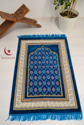 Kadife Seccade Açık Mavi- 70x110 cm -– Ekonomik;Hafif ve Kullanışlı